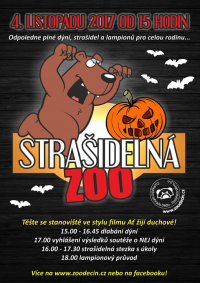 Stra&scaron;ideln&aacute; Zoo - "tradičn&iacute; podvečer se stra&scaron;idly"