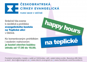 Pozv&aacute;nka do evangelick&eacute;ho kostela na Teplick&eacute; ulici